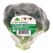 Wrapped Broccoli Crown