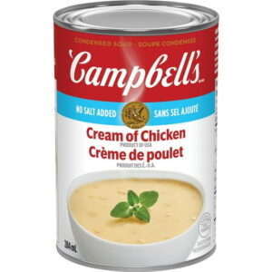 Campbell's® Condensed No Salt Added Cream of Chicken Soup, Shelf Stable, 284 mL