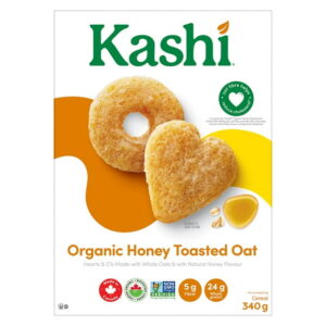 Kashi® Organic Honey Toasted Oat Cereal 300g- Ready to Eat Cereal