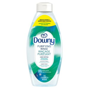 Downy Purifying Rinse Laundry Odour Remover, Cool Cotton Scent, Fabric Softener and Laundry Odour Removal Rinse, Fights Odours at the source, HE Compatible, 70 Loads, 1.41 L