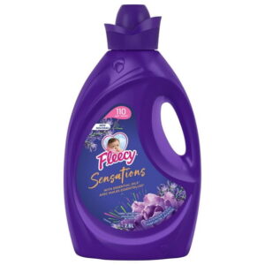 Fleecy Sensations Liquid Fabric Softener (Fabric Conditioner), Lavender Scent, 2.6 L - 110 Loads