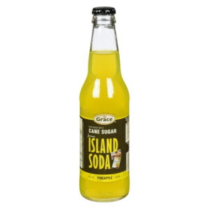Grace Island Soda Pineapple Drink, 355ml Bottle, Grace Island Soda Pineapple Drink, 355ml Bottle