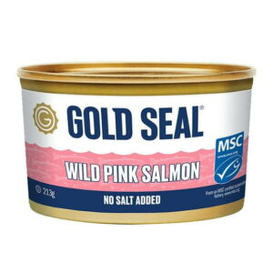 Gold Seal Wild Pink Salmon No Salt Added, GS PINK SALMON NSA 213g