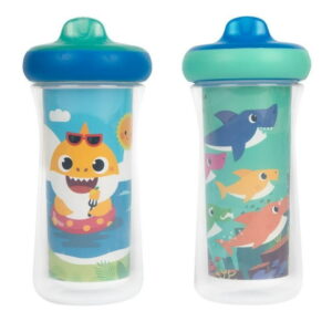 Baby Shark Insulated 9oz Sippy Cup 2pk