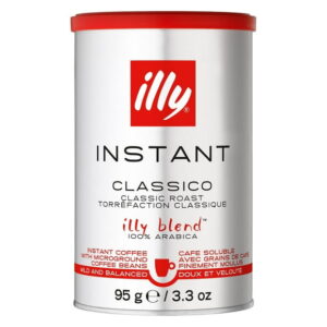 illy Classico Instant Coffee, Medium Roast, 3.3 oz, ??? Convenient instant brewed coffee ??? Sourced from the finest 100% Arabica coffee beans ??? Beautifully balanced and consistent taste
