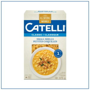 Catelli Classic All-Natural Small Shells Pasta, 375 g