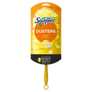 Swiffer Duster Heavy Duty 3 ft Extendable Handle Starter Kit with 2 Refills