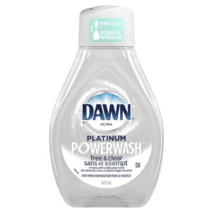 Dawn Free & Clear Powerwash Dish Spray Refill, Dish Soap, Pear Scent, 473ml