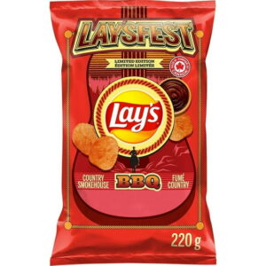 Lay's Country Smokehouse BBQ Flavoured Potato Chips, 220 g., 220 g.