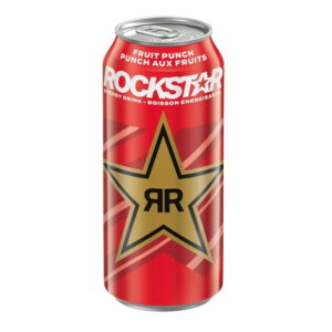 Rockstar Punched Fruit Punch Energy Drink 473 mL, Can, 473 mL