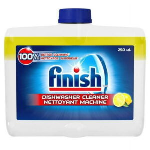 Finish Dual Action Dishwasher Cleaner, Lemon, 250 ml, Fight Grease & Limescale, 250 mL