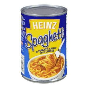Heinz Spaghetti in Tomato Sauce with Cheese, 398mL