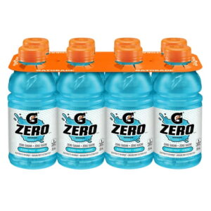 Gatorade Zero Glacier Freeze 8 x 355 mL, Bottles, 8x355mL