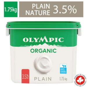 Olympic Organic Plain Yogurt 3.5%, 1.75KG
