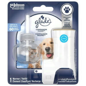 Glade PET Plugins?? Air Freshener Oil, Companion Clean???, 1 Warmer 1 Refill