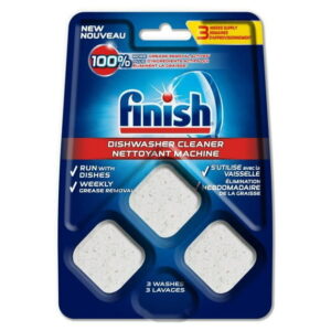 FINISH?? Dishwasher Cleaner, In-wash Cleaner, 3 Count, Grease Removal, Runs With Dishes, 3 count