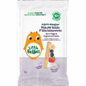 Little Bellies Organic Pick-Me Sticks Berry Yogurt Puffed Multigrain Snacks 10 Months, 16gr, Little Bellies Organic Pick-Me Sticks Berry Yogurt Puffed Multigrain Snacks 10 Months, 16gr