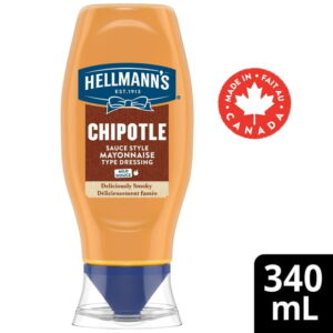 Hellmann's Chipotle Mayonnaise Mild Dressing, 340ml, Chipotle Mayonnaise