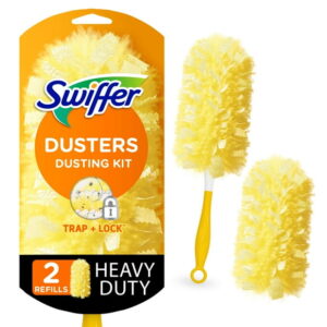 Swiffer Duster Heavy Duty Starter Kit with 2 Refills, 1KIT