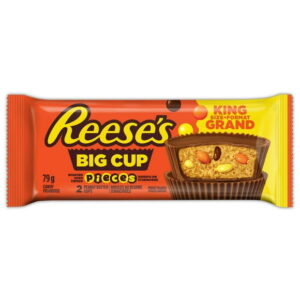 REESE Big Cup stuffed with PIECES King Sized Candy Bar, 79 g