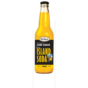 Grace Mango Island Soda, 355ml bottle, Grace Mango Island Soda, 355ml Bottle