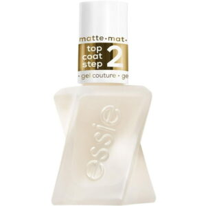 Essie Gel Couture Nail Polish Matte Top Coat, soft matte finish top coat