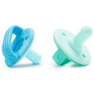 Munchkin Sili-Soothe & Teethe ??? Silicone Pacifier & Teether, 2 Pack