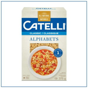 Catelli Classic, Alphabets Pasta, 375 g