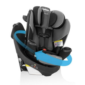 Evenflo Revolve360 Rotational All-In-One Convertible Car Seat (0-12 Years), Evenflo Revolve360