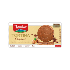 Loacker Tortina Original Wafer Dipped Baked Cookies 63GR, LOACKER TORTINA ORIG