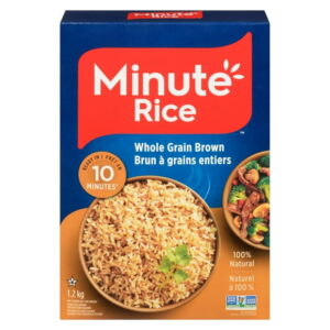 Minute Rice Quick Cook Wholegrain Brown Rice 1.2 kg, Minute Rice Wholegrain Brown 1.2kg