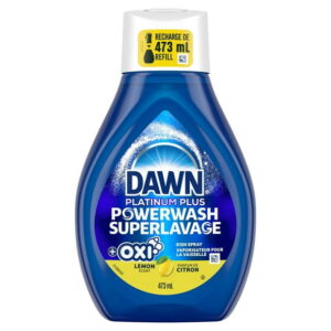 Dawn Powerwash Lemon Dish Spray, Liquid Dish Soap Refill, 473ML