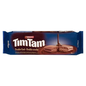 Arnott's Tim Tam Double Coat Chocolate Cookies 200g Ready to Eat irresistible biscuits, 200 g