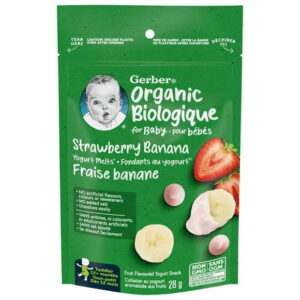 GERBER?? Organic YOGURT MELTS?? Strawberry Banana Toddler Snack, 28 g, 28 GR