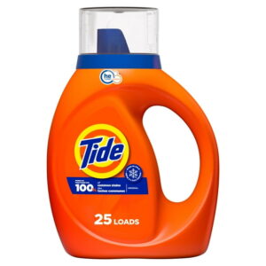 Tide Laundry Detergent Liquid, Original Scent, Works on 100% of Common Stains, Laundry Soap, Liquid Laundry Detergent, 1L