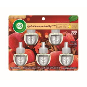Air Wick Plug-in Air Freshener, Scented Oil Refills, Maui Sweet Mango, 5 Refills, 5 Refills