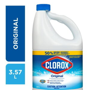 Clorox?? Original Concentrated Bleach, 3.57 L, Cleans, whitens and deodorizes